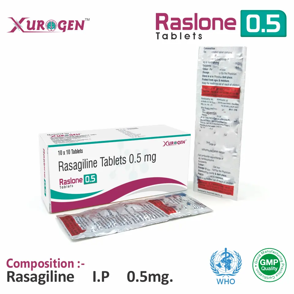 Rasagiline 0.5 mg Tablet PCD Pharma Franchise